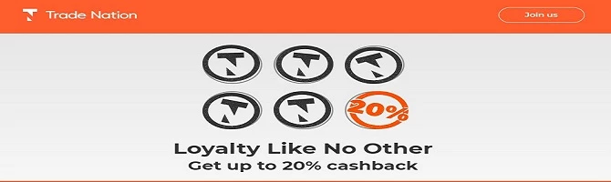 Trade Nation 20% Cashback Rebate